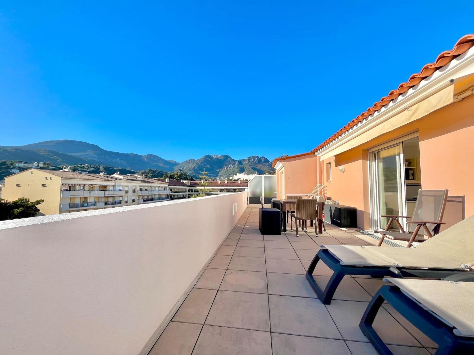 "Le Rooftop Des Rivages" Immense Terrasse, Centre Apartment Menton Ngoại thất bức ảnh